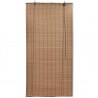 Estores de rolo 2 pcs 150 x 220 cm bambu castanho 2