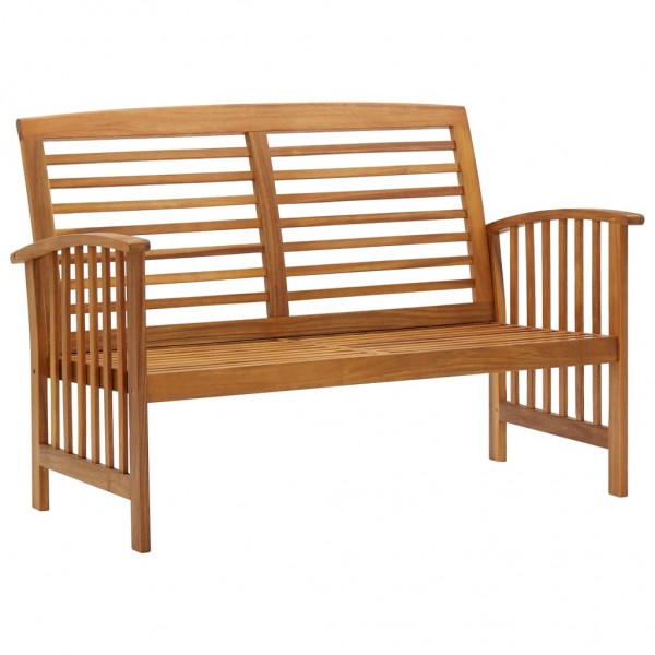 2 pcs conjunto lounge de jardim madeira de acácia maciça M 4