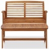 2 pcs conjunto lounge de jardim madeira de acácia maciça 3