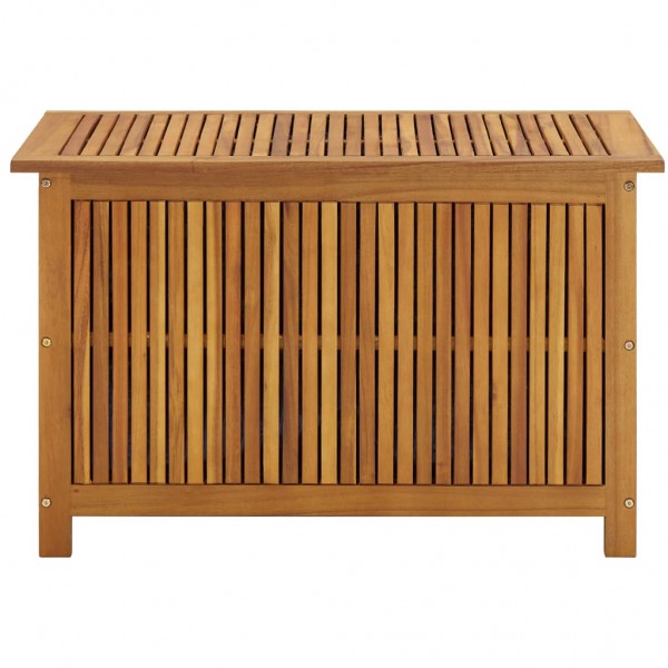Caja de almacenaje de jardín madera maciza acacia 90x50x58 cm M 3