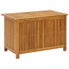 Caja de almacenaje de jardín madera maciza acacia 90x50x58 cm 5