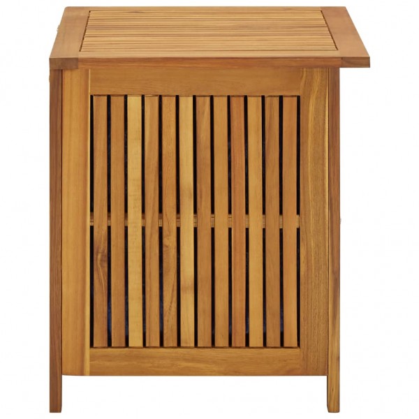 Caja de almacenaje de jardín madera maciza acacia 60x50x58 cm M 4