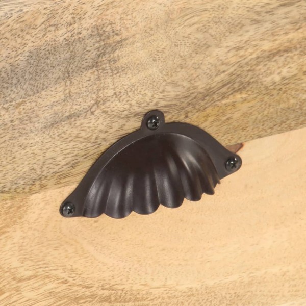 Móvel de TV 120x35x45 cm madeira de mangueira maciça M 2