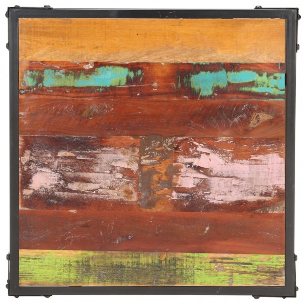 Mesa de centro 60x60x35 cm madeira recuperada maciça M 4