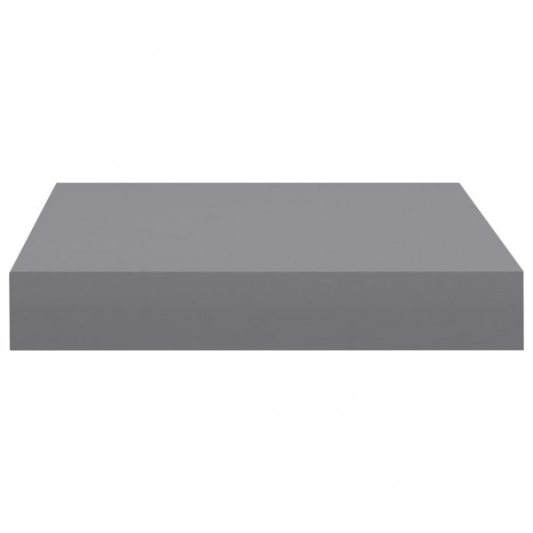 Estante flotante de pared MDF gris 23x23.5x3.8 cm M 5