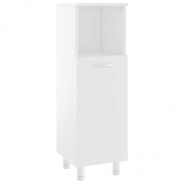 Armário de casa de banho derivados de madeira branco M 2