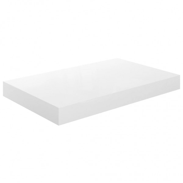 Prateleira de parede suspensa 40x23x3.8 cm MDF branco M 2