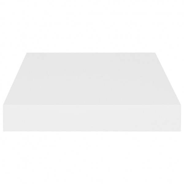 Estante flotante pared 2 uds blanco y roble MDF 90x23.5x3.8 cm M 5