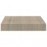 Estante flotante de pared MDF color roble 23x23.5x3.8 cm 5