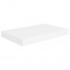 Estante flotante de pared MDF blanco 40x23x3.8 cm 2