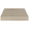 Estantes flotantes de pared 4 uds MDF roble 23x23.5x3.8 cm 5