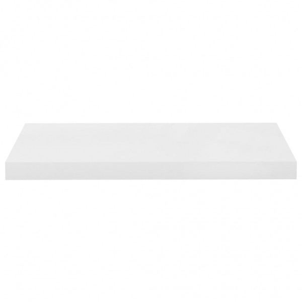 Prateleira de parede suspensa 60x23.5x3.8 cm MDF branco M 4