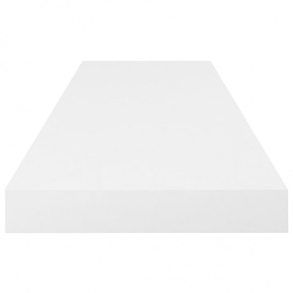 Prateleira de parede suspensa 80x23.5x3.8 cm MDF branco M 5