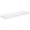 Estante flotante de pared 2 uds MDF blanco brillo 80x23.5x3.8cm 4