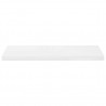 Prateleiras de parede suspensas 4 pcs 80x23.5x3.8cm MDF branco 5