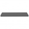 Estante flotante de pared 4 uds MDF gris brillo 80x23.5x3.8 cm 5