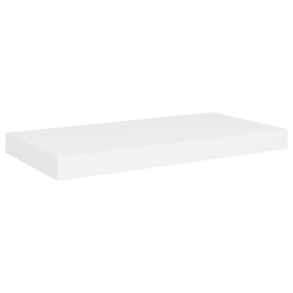Prateleira de parede suspensa 50x23x3.8 cm MDF branco M 2