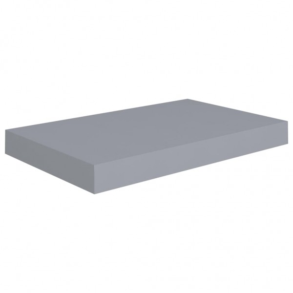 Estantes flotantes de pared 4 uds gris MDF 40x23x3.8 cm M 4