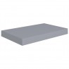 Estantes flotantes de pared 4 uds gris MDF 40x23x3.8 cm 4