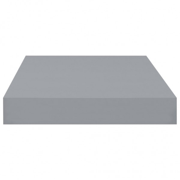 Estantes flotantes de pared 4 uds gris MDF 40x23x3.8 cm M 5
