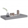 Estantes flotantes de pared 2 uds MDF gris 50x23x3.8 cm 3