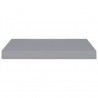 Estantes flotantes de pared 2 uds MDF gris 50x23x3.8 cm 5