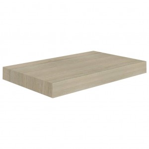 Estante flotante de pared MDF color roble 40x23x3.8 cm H