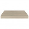Estante flotante de pared MDF color roble 40x23x3.8 cm 4