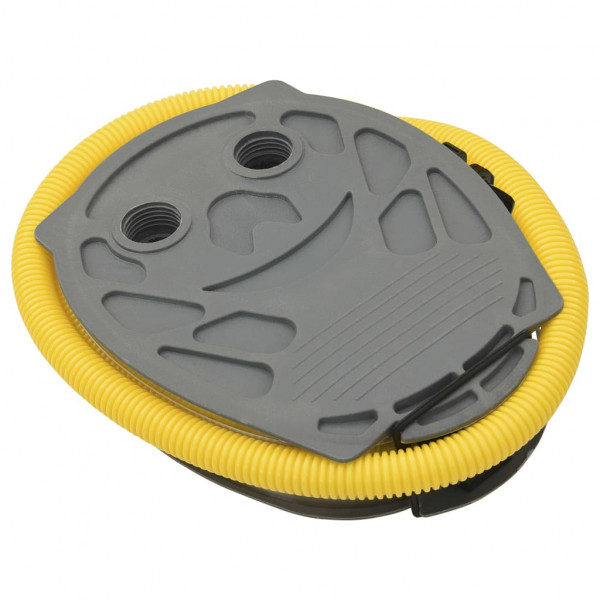 Bomba de pé 26x18 cm PP e PE cinzento e amarelo M 3