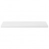 Prateleira de parede suspensa 90x23.5x3.8 cm MDF branco 4