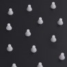 Cabezal ducha efecto lluvia acero inox cuadrado negro 40x40 cm 2