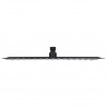 Cabezal ducha efecto lluvia acero inox cuadrado negro 40x40 cm 5
