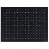 Cabezal ducha efecto lluvia acero inox cuadrado negro 40x30 cm 4