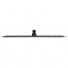 Cabezal ducha efecto lluvia acero inox cuadrado negro 40x30 cm 5