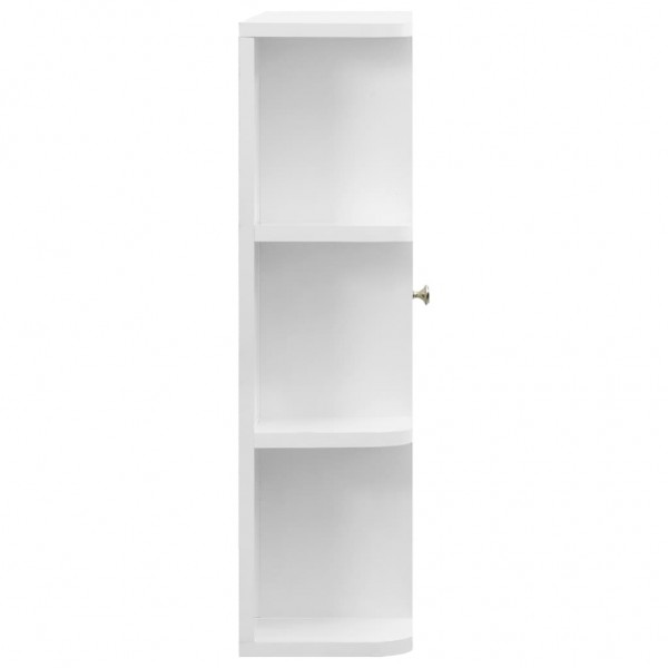 Armário espelhado para casa de banho 66x17x63 cm MDF branco M 5