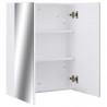 323607  Bathroom Mirror Cabinet White 60x15x75 cm MDF 3
