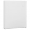 323607  Bathroom Mirror Cabinet White 60x15x75 cm MDF 5
