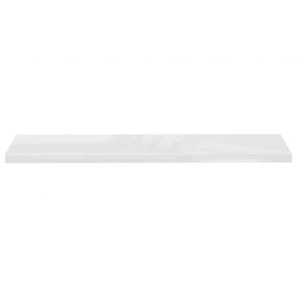 Prateleira de parede suspensa 120x23.5x3.8 cm MDF branco M 4