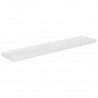 Prateleiras de parede suspensas 2 pcs 120x23.5x3.8cm MDF branco 4
