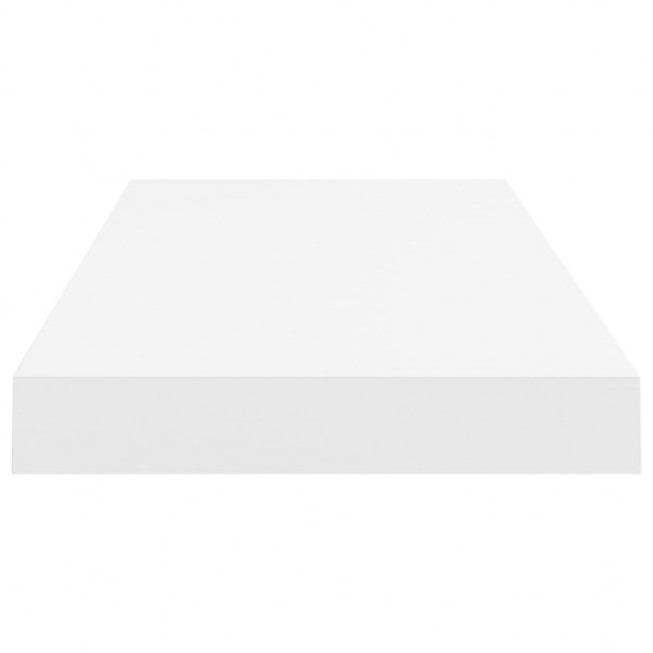 Estante flotante de pared MDF blanco 60x23.5x3.8 cm M 5