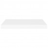 Estantes flotantes de pared 2 uds MDF blanco 60x23.5x3.8 cm 5