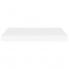 Estante flotante de pared 4 uds MDF blanco 60x23.5x3.8 cm 5