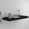 Estante flotante de pared negro MDF 60x23.5x3.8 cm 1