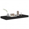 Estante flotante de pared 4 uds MDF negro 60x23.5x3.8 cm 3