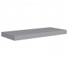 Estante flotante de pared MDF gris 60x23.5x3.8 cm 2
