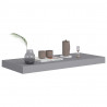 Estante flotante de pared MDF gris 60x23.5x3.8 cm 3