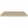 Estantes flotantes de pared 2 uds MDF roble 60x23.5x3.8 cm 5