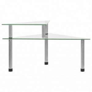 Estante de cozinha 49.5x35x19 cm vidro temperado transparente H