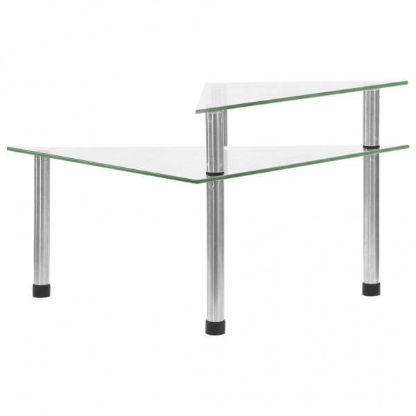 Estantería de cocina vidrio templado transparente 49.5x35x19 cm M 4