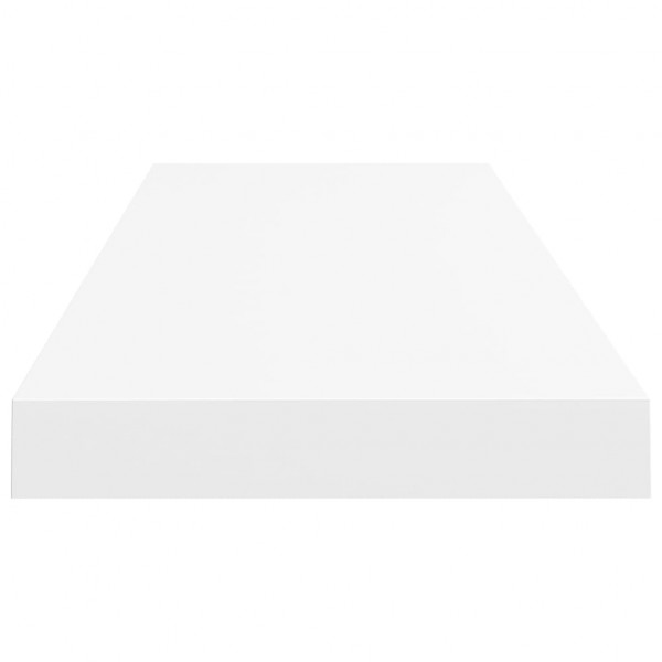 Estante flotante de pared MDF blanco 80x23.5x3.8 cm M 5